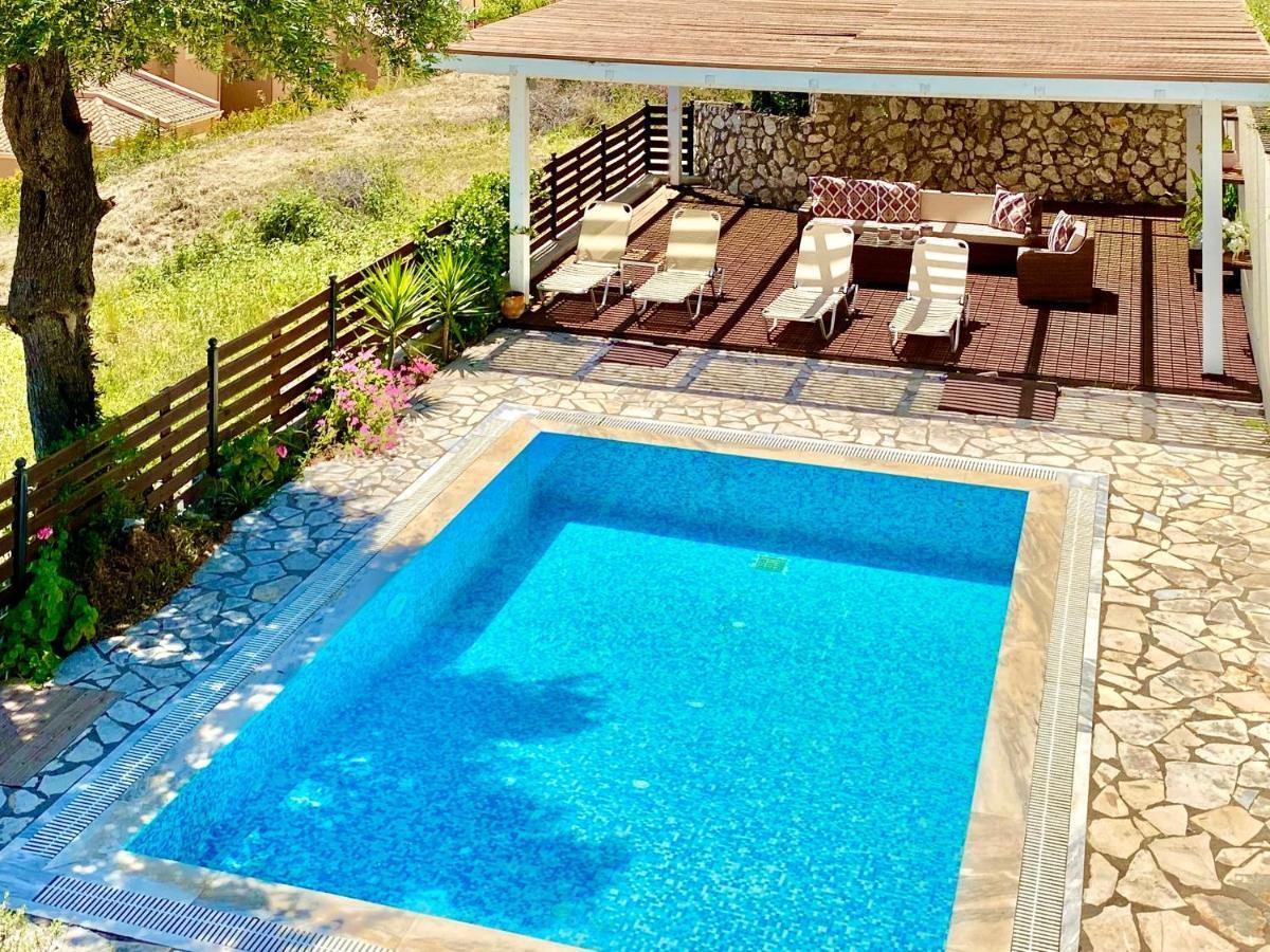 Villa Barbati Dream With Private Pool By Dadovillas Pyrgi  Exteriér fotografie